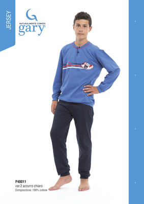 CHLAPSKÉ PYŽAMÁ S/L P40011 Tellini S.R.L. Velkoobchodní oblečení